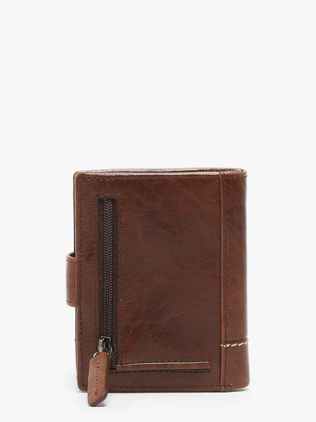 Checkholder With Card Holder Rough Gear Leather Maverick Brown rough gear MAVRG062 other view 2