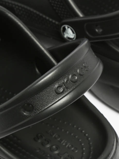 Mules Classic Platform Clog Crocs Noir women 206750 vue secondaire 2