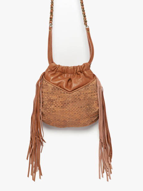 Shoulder Bag Vintage Leather Mila louise Brown vintage 3812WC other view 1