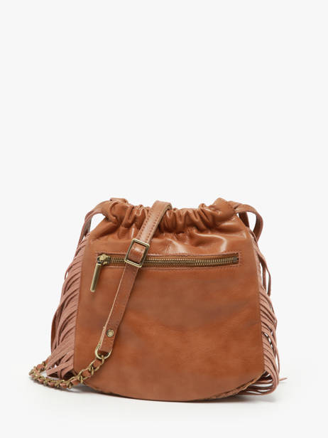 Shoulder Bag Vintage Leather Mila louise Brown vintage 3812WC other view 3