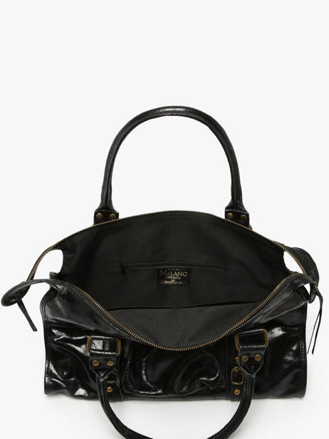 Shoulder Bag Elefante Leather Milano Black elefante EF24095 other view 3