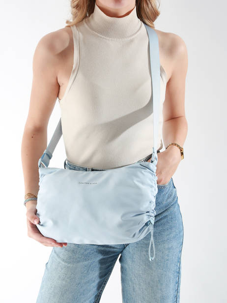 Skara Small - Shoulder Bag Kapten and son Blue skara S other view 1