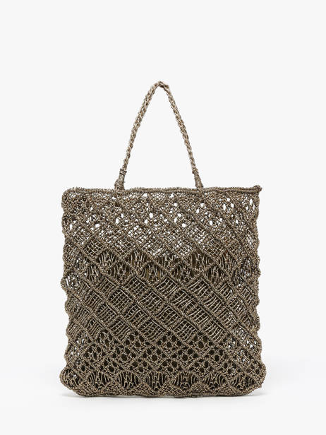 Shoulder Bag Natural Biba Green natural MSN1B other view 4