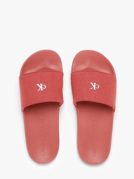 Flip Flops Calvin klein jeans Red women 1713GAM