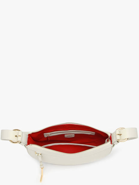 Sac Bandoulière Faubourg Cuir Lancel Blanc faubourg A13525 vue secondaire 3