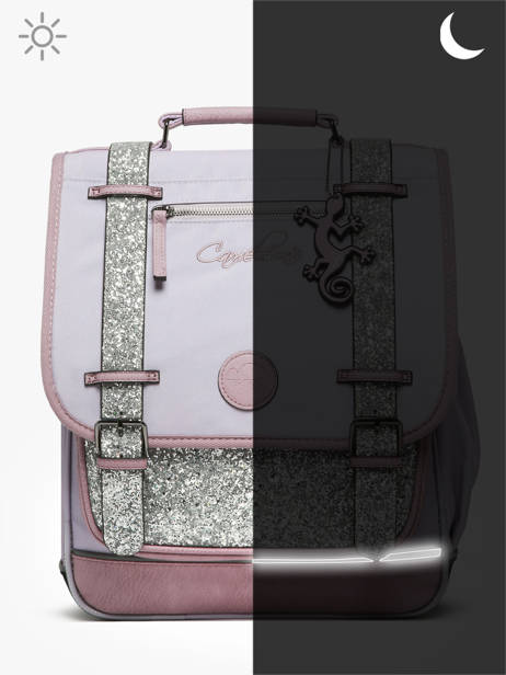 2-compartment Vintage Fantasy Backpack Cameleon Violet vintage fantasy SD39 other view 8