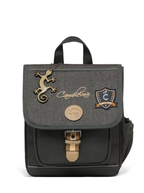 1 Compartment Backpack Cameleon Gray vintage urban SD30 other view 7