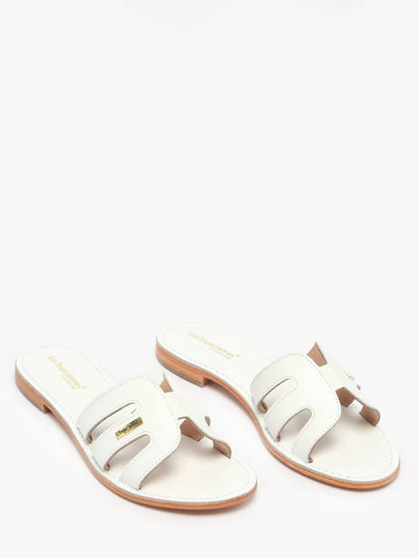 Mules Damia En Cuir Les tropeziennes Blanc women DAMIA vue secondaire 6