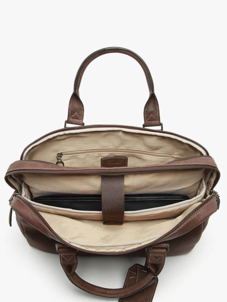 Porte-documents Spider 2 Compartiments + Pc 15'' Cuir Etrier Marron spider ESPI8022 vue secondaire 3