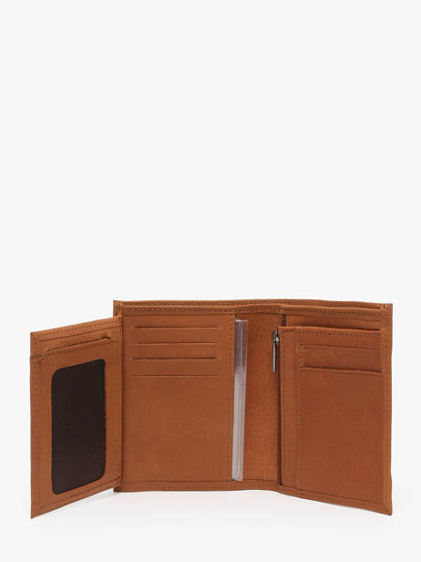 Wallet With Coin Purse Oil Leather Etrier Brown oil EOIL142 other view 2