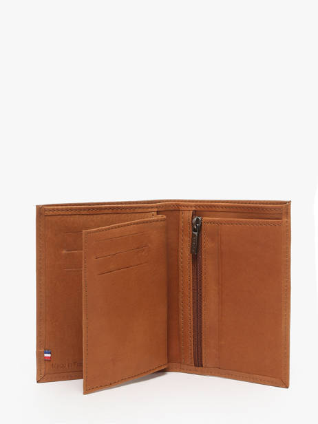 Leather Wallet Oil Etrier Brown oil EOIL247 other view 2