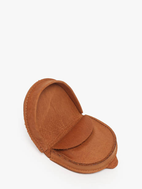 Purse Oil Leather Etrier Brown oil EOIL044 other view 1