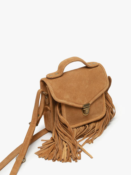 Shoulder Bag Folk Leather Paul marius Brown folk GEORXFOL other view 2