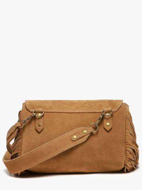 Medium Leather Suzon Folk Crossbody Bag Paul marius Brown folk SUZOMFOL other view 4