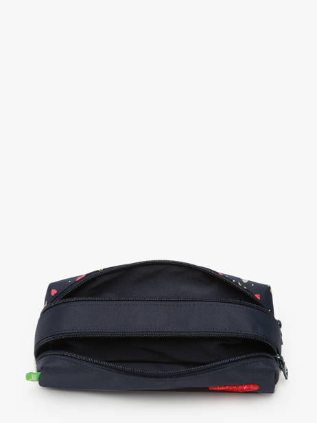 2-compartment Les Fantaisies Fpouch Tann's Blue les fantaisies f 12321 other view 1