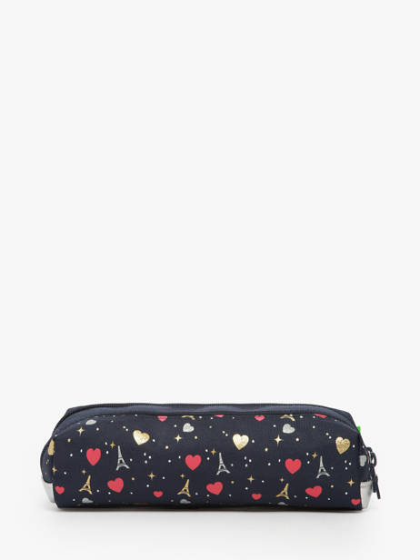 2-compartment Les Fantaisies Fpouch Tann's Blue les fantaisies f 12321 other view 2