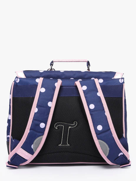 2-compartment Satchel Tann's Blue les fantaisies f 38325 other view 4