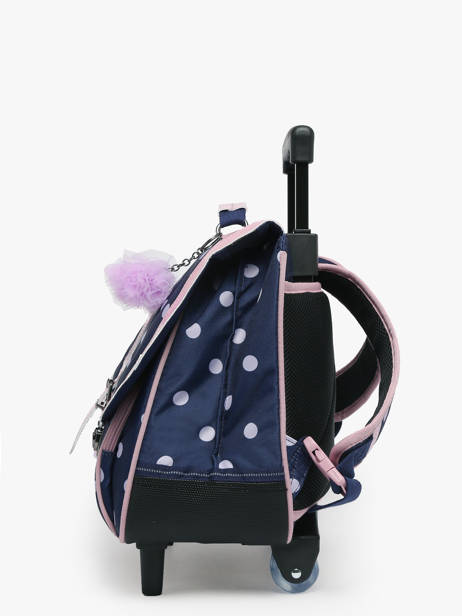 Cartable à Roulettes 2 Compartiments Tann's Bleu les fantaisies f 42325 vue secondaire 2