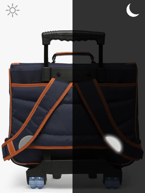 Cartable à Roulettes 2 Compartiments Tann's Bleu les fantaisies g - 22-43111 vue secondaire 7