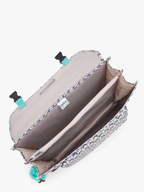 2-compartment Preppy Satchel Kipling Multicolor back to school KI6543 other view 3