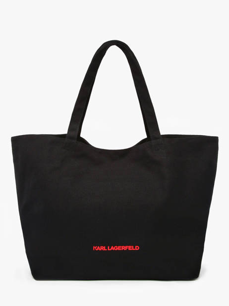 Shoulder Bag K Signature Cotton Karl lagerfeld Black k signature A3W50111 other view 4