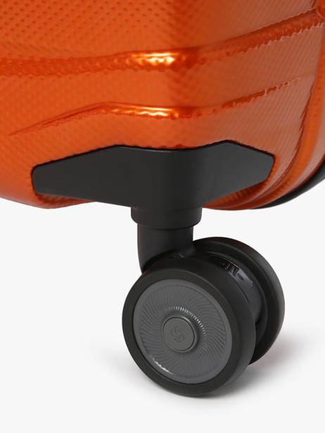 Valise Cabine Extensible Samsonite Orange proxis 140087 vue secondaire 2