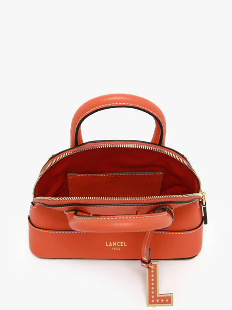 Sac Bandoulière Belleville Cuir Lancel Orange belleville A13735 vue secondaire 3