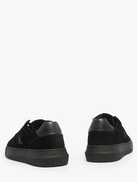 Sneakers En Cuir Calvin klein jeans Noir men YM01299 vue secondaire 3