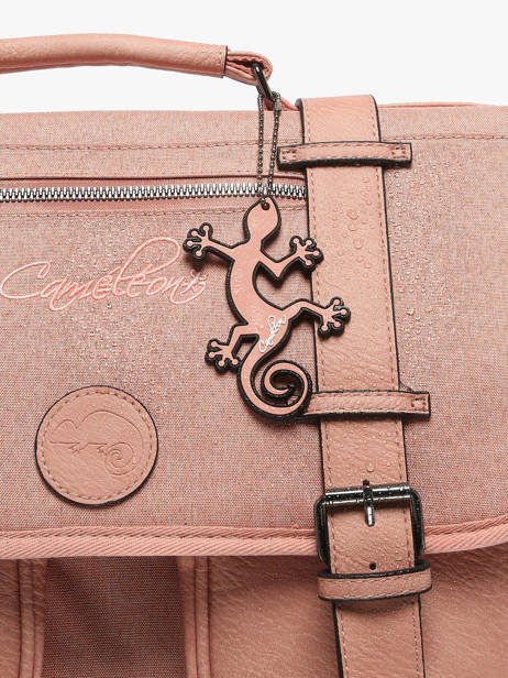 Satchel 3 Compartments Cameleon Pink vintage color VIC-CA41 other view 6