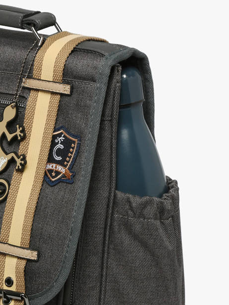 Sac à Dos Vintage Urban 2 Compartiments Cameleon Gris vintage urban SD39 vue secondaire 5