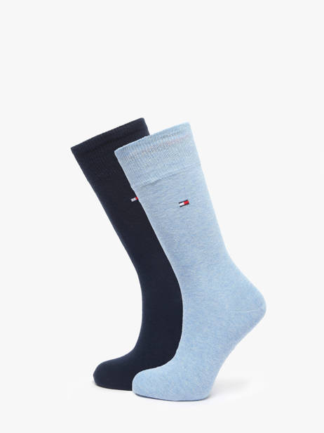 Lot De 2 Paires De Chaussettes Tommy hilfiger Bleu socks 371111