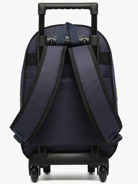 1 Compartment Wheeled Schoolbag Pokemon Blue pikachu eclair 25IK204R other view 4