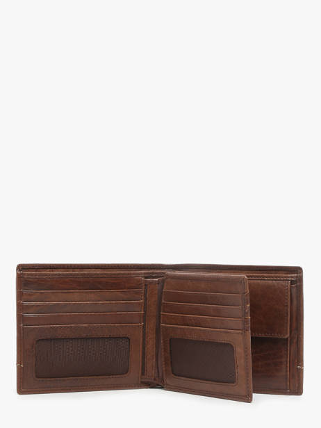 Checkholder With Card Holder Rough Gear Leather Maverick Brown rough gear MAVRG005 other view 1