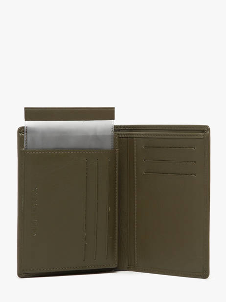 Wallet Smooth Leather Yves renard Green smooth 15418 other view 1