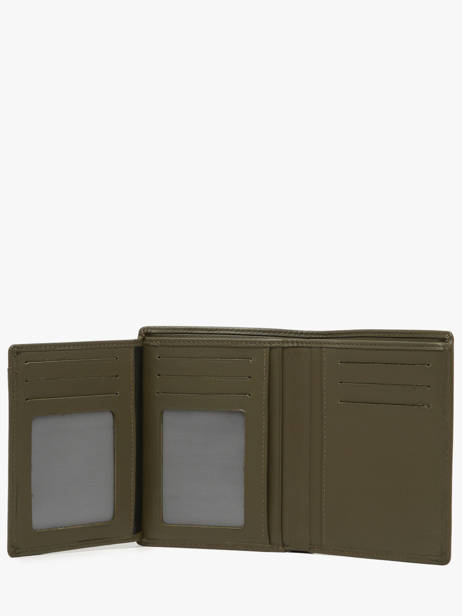 Wallet Smooth Leather Yves renard Green smooth 15418 other view 2