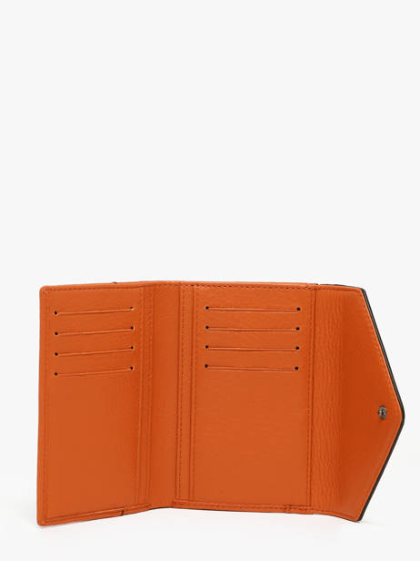 Wallet Enveloppe Leather Yves renard Orange enveloppe 29223 other view 1