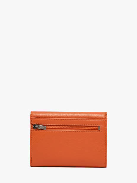 Wallet Enveloppe Leather Yves renard Orange enveloppe 29223 other view 2