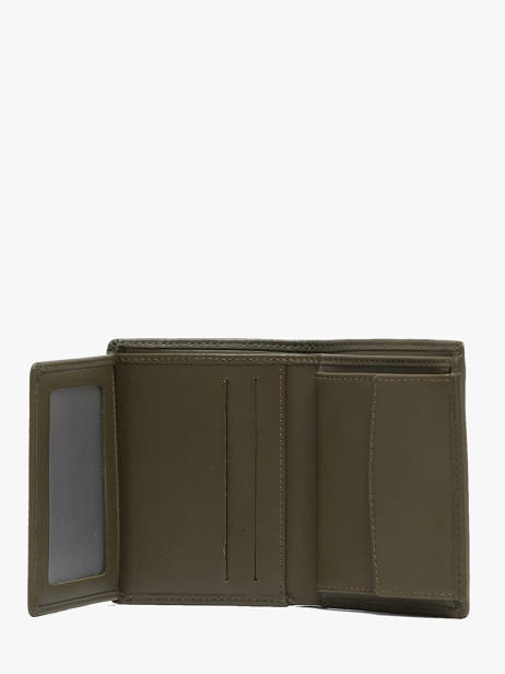 Wallet Smooth Leather Yves renard Green smooth 159 other view 3