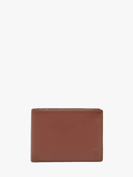 Wallet Smooth Leather Yves renard Brown smooth 1574