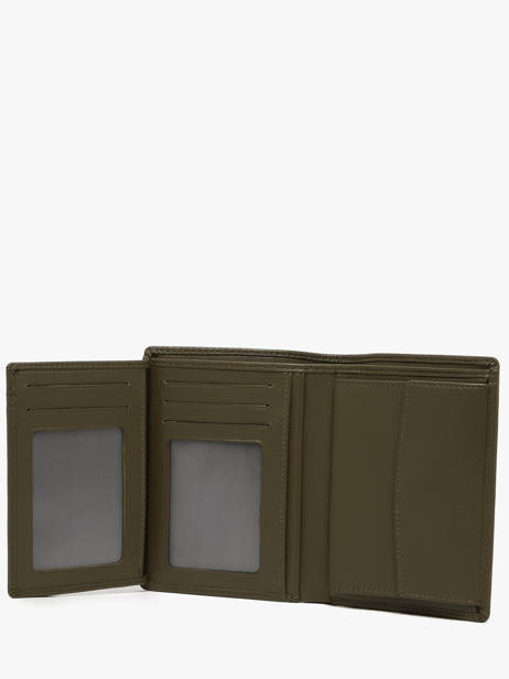 Wallet Smooth Leather Yves renard Green smooth 15419 other view 2