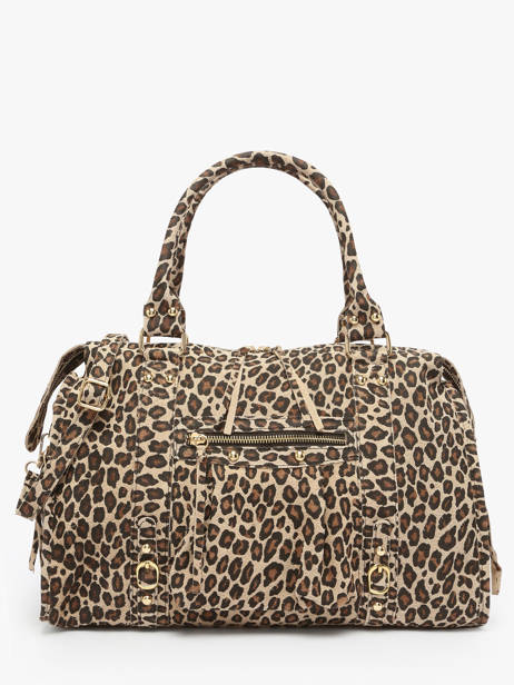 Shoulder Bag Velvet Leopardo Leather Milano Multicolor velvet leopardo VL24095