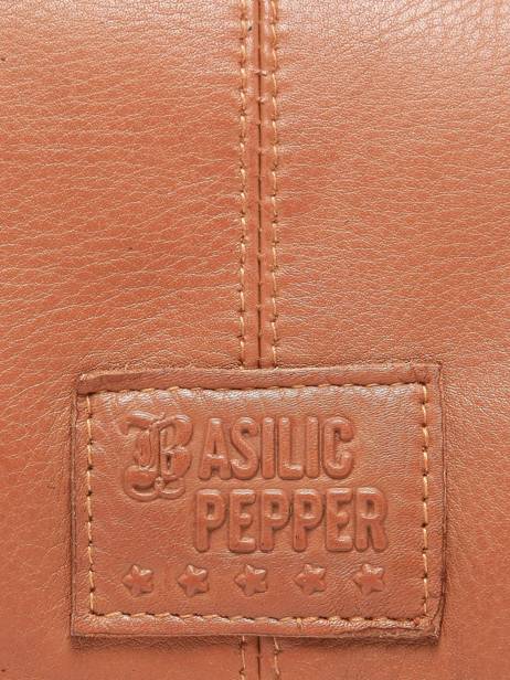 Handbag Glam Eyelet Leather Basilic pepper Brown glam eyelet BGLE31 other view 5