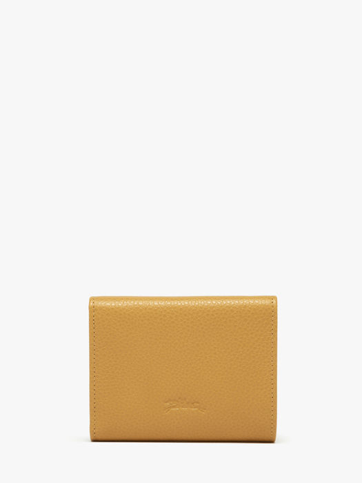 Longchamp Le foulonné Wallet Yellow