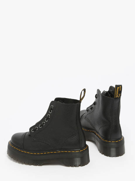 Sinclair Boots In Leather Dr martens Black women 22564001 other view 3