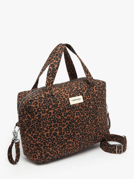 Recycled Cotton Darcy Shoulder Bag Rivedroite Brown wild tribe DARCYWIL other view 2