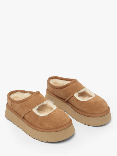 Chaussures Derbies En Cuir Ugg Beige women 1167612 vue secondaire 2