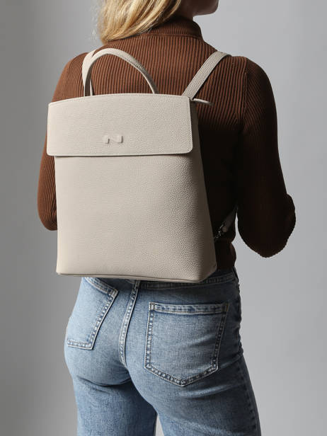 Leather Cassandra Backpack Nathan baume Beige nathan 22 other view 1
