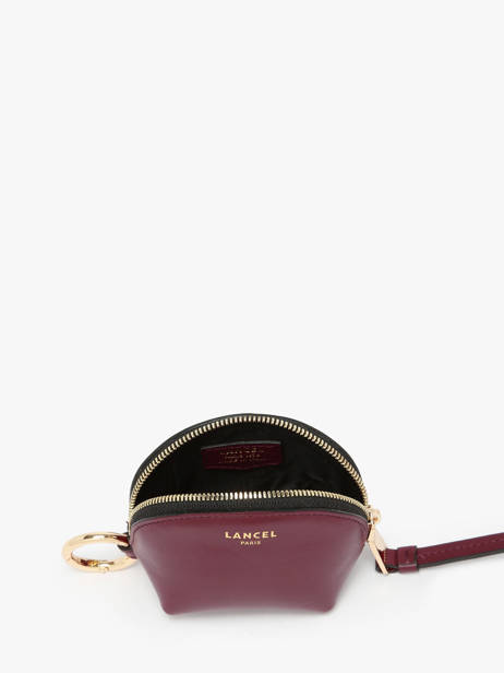 Leather Origami Coin Purse Lancel Violet origami A13859 other view 1