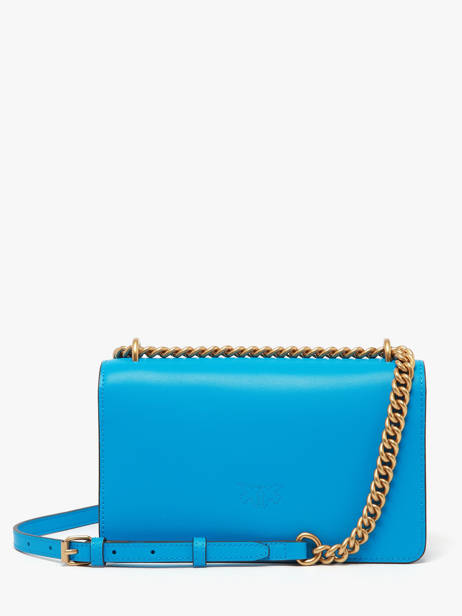 Shoulder Bag Love Bag Icon Leather Pinko Blue love bag icon A0F1 other view 4