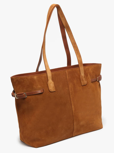 Leather Marceau Tote Bag Nat et nin Brown vintage MARCEAU other view 2